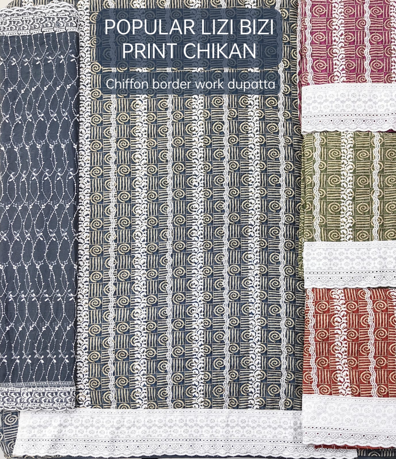 Popular Lizi Bizi Print Chikan